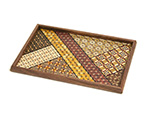Square tray(ko-yosegi pattern)