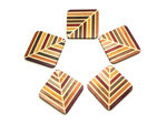 Set of Muku Coaster leaf (five pieces)