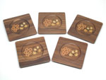 Set of Zougab saucers (five pieces)