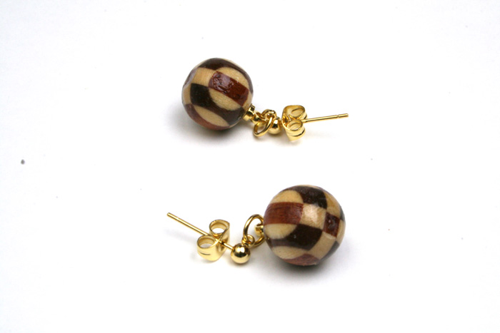 Yosegi earrings B