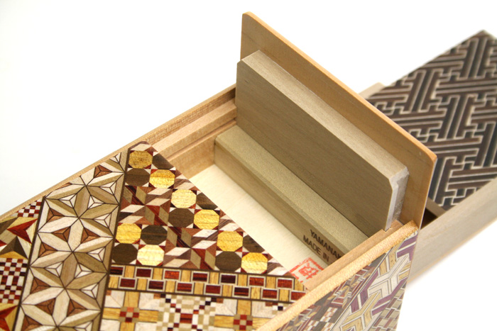 Japanese puzzle box 5sun 7+1steps with drawers
