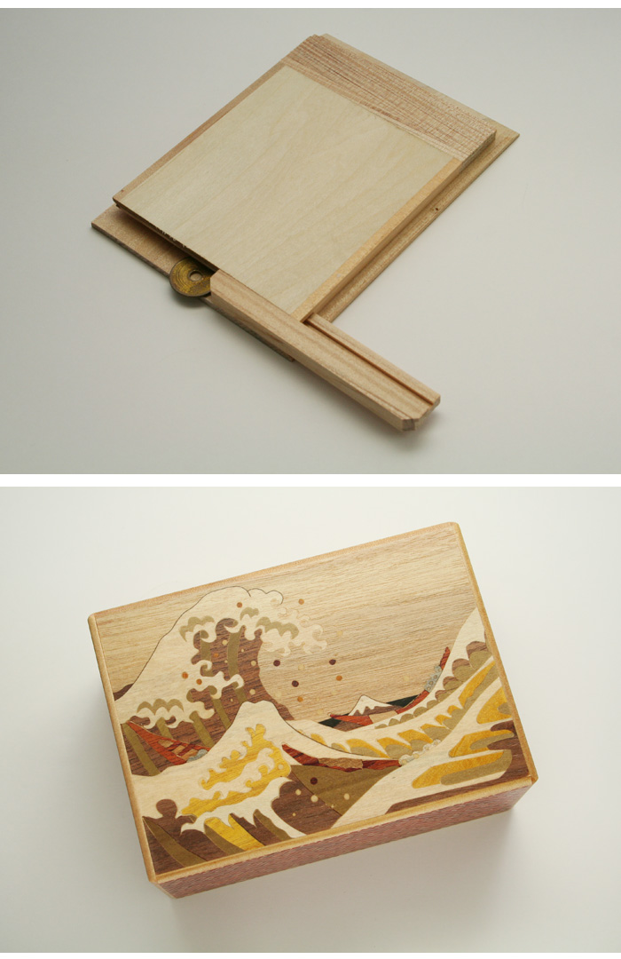 Japanese puzzle box 21+1steps Kanagawa oki