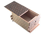 Japanese Puzzle Box 54steps with secret compartment 2color Yaeasa