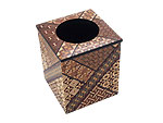 Tissue paper box(yosegi pattern)