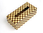 Tissue paper box (Ichimatsu pattern)