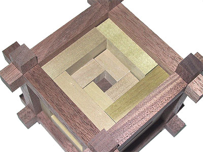 Japanese wooden puzzle 