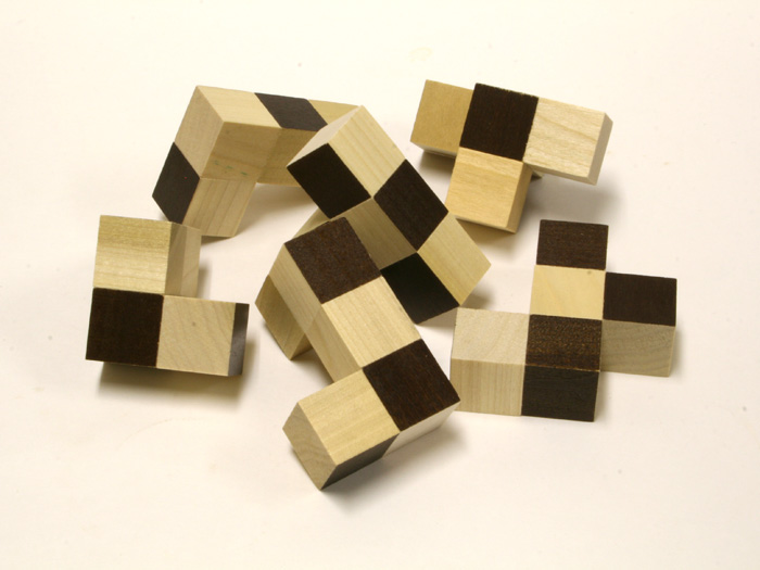 Wooden puzzle 2 pieces