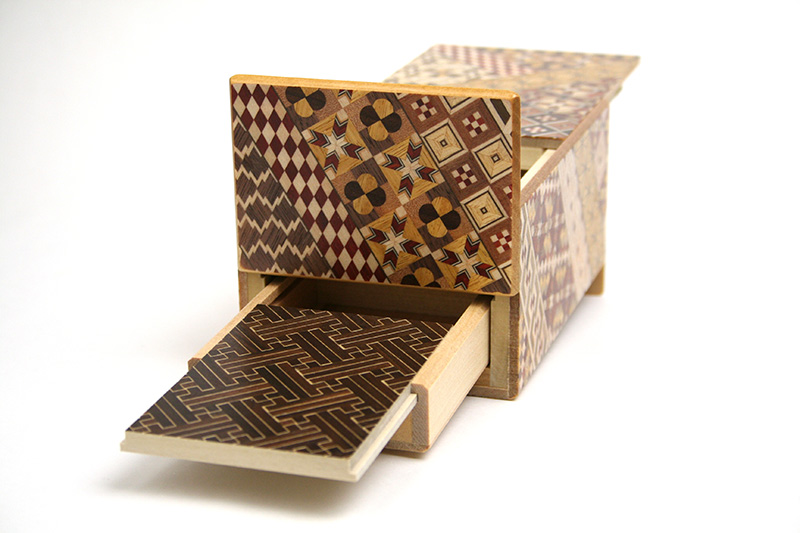 Japanese Puzzle Box 5sun 7+1steps with Drawers – Japanese Japanese Puzzle Box 5sun 7+1steps with Drawers – Japanese