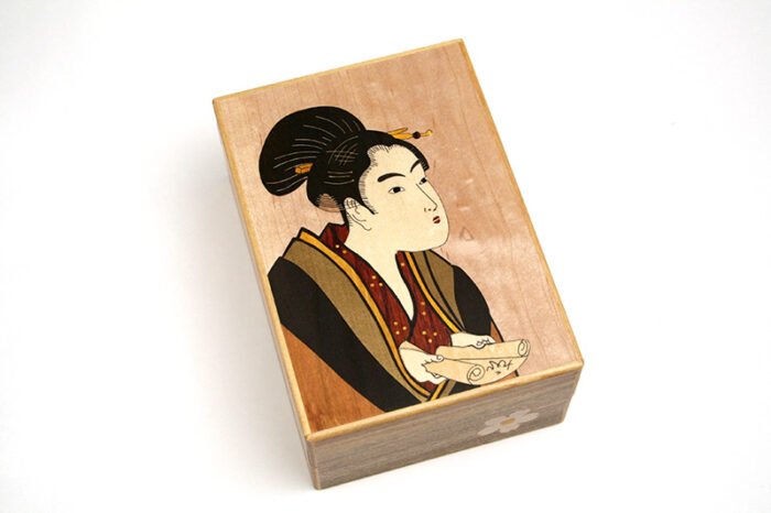 Japanese puzzle box 6sun 14steps Beautiful women - Image 1