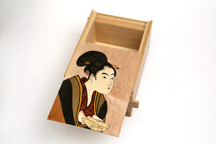 Japanese puzzle box 6sun 14steps Beautiful women - Image 7
