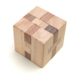 Wooden puzzle rectangle