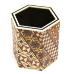 Yosegi pencil Holder Hexagon Koyosegi