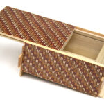 Japanese Puzzle Box 21+1steps 5sun Nikuzushi Red