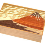 Yosegi box Mt.Fuji